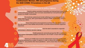 CONFINEMENT: the effects of the COVID-19 first national lockdown on pregnant women living with HIV across the UK in 2020