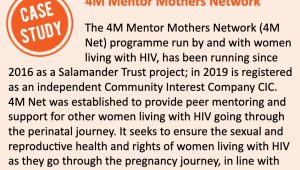 4M contributed a case study to a new factsheet on Quality of Life of people living with HIV