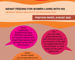 INFANT FEEDING FOR WOMEN LIVING WITH HIV