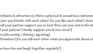 A love list from 4m’s Group Session on relationships