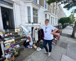 SG member Susan Bewley fundraises £349.34 in her local Trash or Treasure event