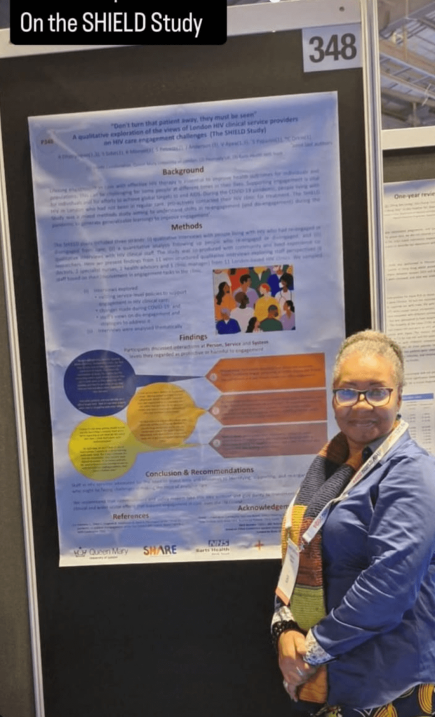 Rebecca presenting the SHIELD study